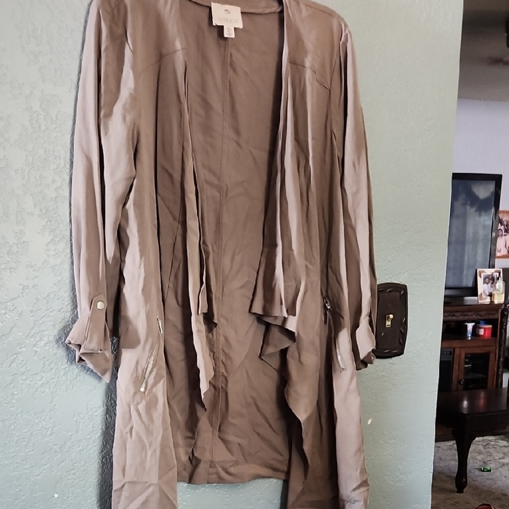 Elegant Taupe Trench Coat for Women